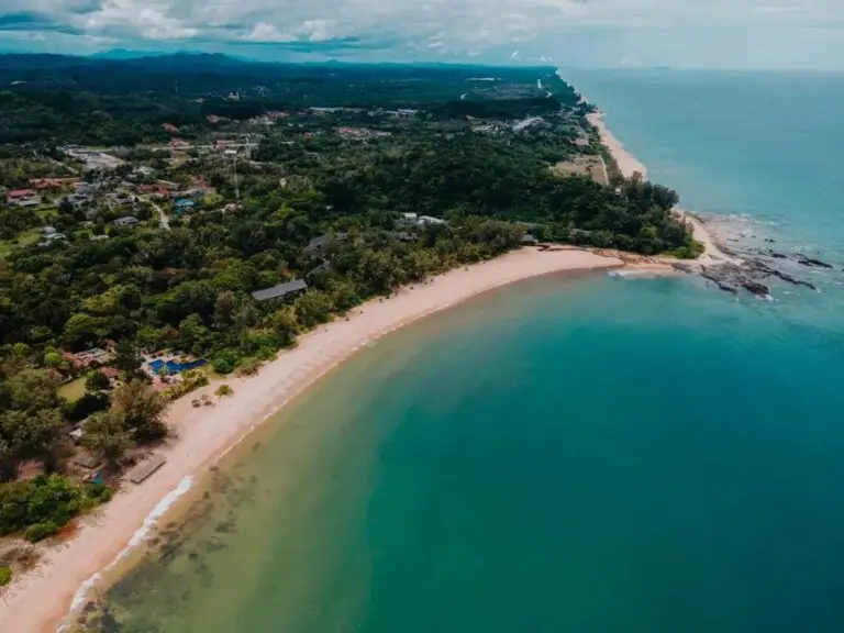 Overhead photograph of Tanjong Jara, location of our main conservation projects